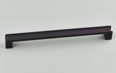 Maner pentru mobila Aron, finisaj negru mat CB, 192 mm [4]