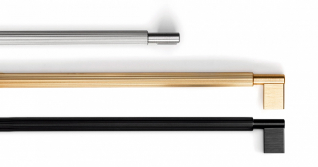 Maner pentru mobila Arpa, finisaj negru periat, L 214 mm [3]