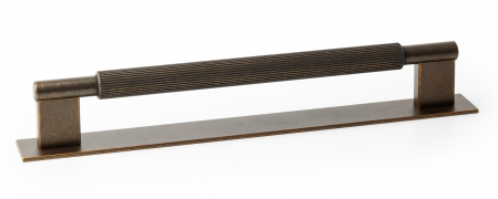 Maner pentru mobila Arpa Plate, finisaj alama rustica, L:230 mm [4]