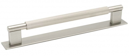 Moderne - Maner pentru mobila Arpa Plate, finisaj otel inoxidabil, L 230 mm