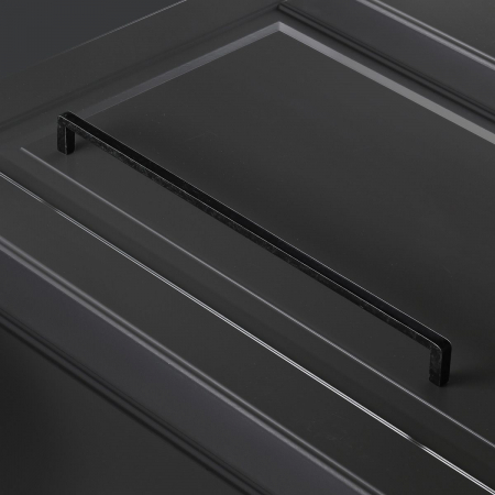 Maner pentru mobila Bagio, finisaj negru mat GT, L:168 mm [3]