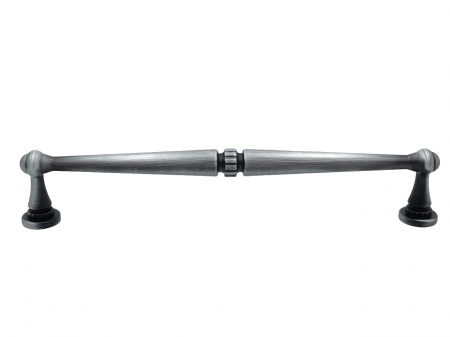 Maner pentru mobila Baroc, finisaj argint antichizat periat, L:175 mm [1]