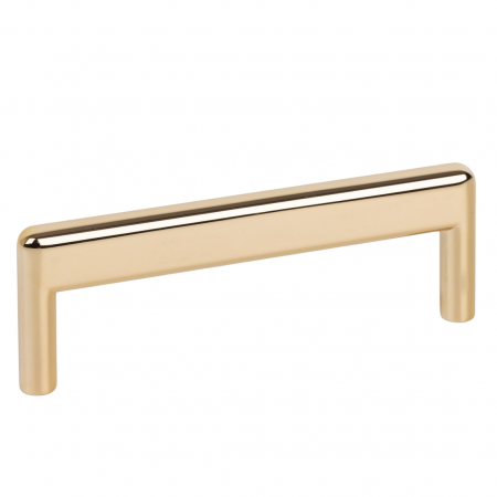 Moderne - Maner pentru mobila Beam, finisaj alama lustruita, L:104 mm