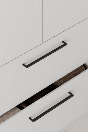 Maner pentru mobila Beam, finisaj negru titan, L:168 mm [2]