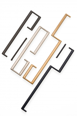 Maner pentru mobila Beam, finisaj nichel periat, L:328 mm [3]