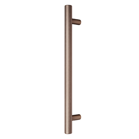 Moderne - Maner pentru mobila Boto Big, finisaj bronz periat, L:418 mm