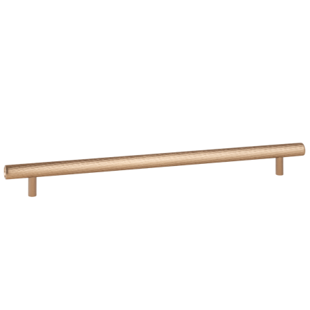 Moderne - Maner pentru mobila Boto, finisaj alama cava periata, L:386 mm