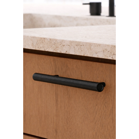 Maner pentru mobila Boto, finisaj negru periat, L:386 mm [3]