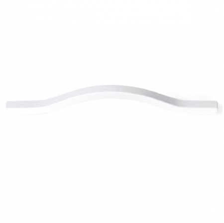Moderne - Maner pentru mobila Brave alb mat, L= 160 mm