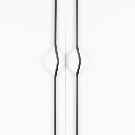Manere si butoni - Maner pentru mobila Brave, finisaj gri metalizat, L:1150 mm