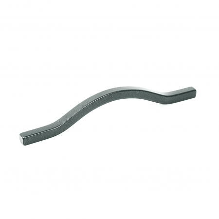 Moderne - Maner pentru mobila Brave, finisaj gri metalizat, L:160 mm