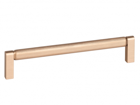 Moderne - Maner pentru mobila Brooklyn, finisaj alama cava periata, L:170 mm