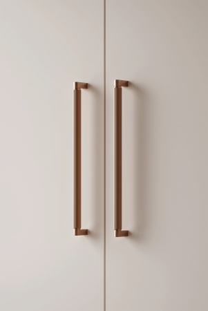 Maner pentru mobila Brooklyn Big, finisaj bronz periat, L:466 mm [3]