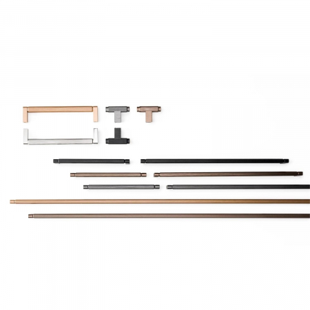 Maner pentru mobila Brooklyn, finisaj bronz periat, L:330 mm [4]