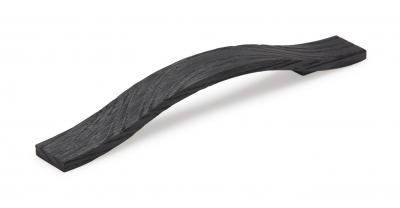 Moderne - Maner pentru mobila Calin, finisaj negru periat, L:240 mm