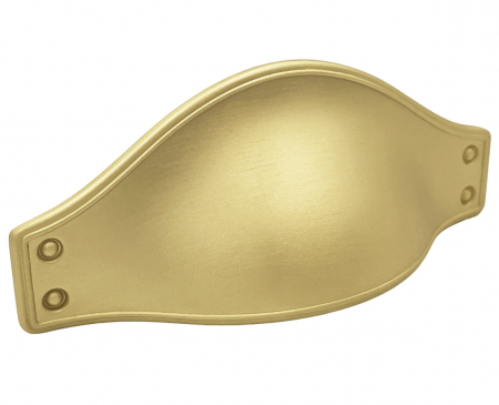 Moderne - Maner pentru mobila Calypso, finisaj alama satin CB, 32 mm