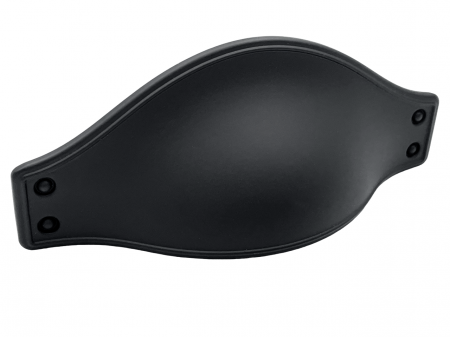 Moderne - Maner pentru mobila Calypso, finisaj negru mat CB, 32 mm