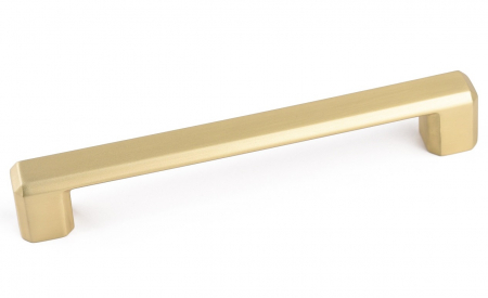 Moderne - Maner pentru mobila Carli, finisaj alama satin CB, 160 mm