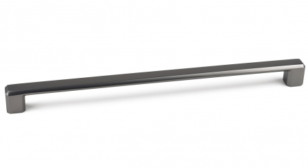 Moderne - Maner pentru mobila Carli, finisaj negru gun metal CB, 320 mm
