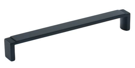 Moderne - Maner pentru mobila Carter, finisaj negru mat, 160 mm