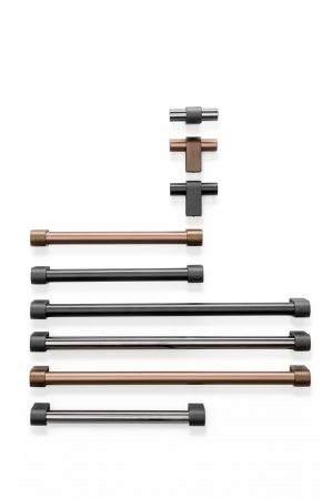 Maner pentru mobila Casey, finisaj maro metalic texturat / bronz mat, L:211 mm [4]