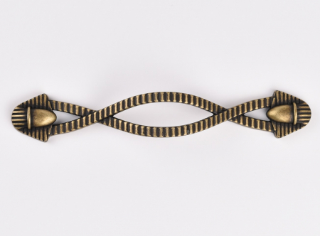 Maner pentru mobila Cleopatra, finisaj alama antichizata CB, 128 mm [1]