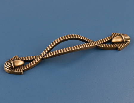 Maner pentru mobila Cleopatra, finisaj alama antichizata CB, 128 mm [4]