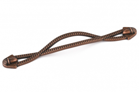 Clasice si vintage - Maner pentru mobila Cleopatra, finisaj cupru antichizat CB, 192 mm