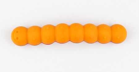 Maner pentru mobila copii Joy Omida, finisaj portocaliu cu burtica rosie CB, 128 mm [1]