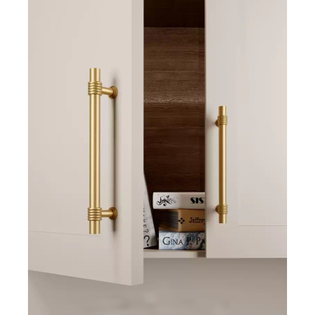 Maner pentru mobila Cruz, finisaj auriu mat, L:128 mm [3]