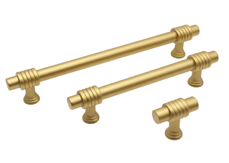 Maner pentru mobila Cruz, finisaj auriu mat, L:192 mm [5]