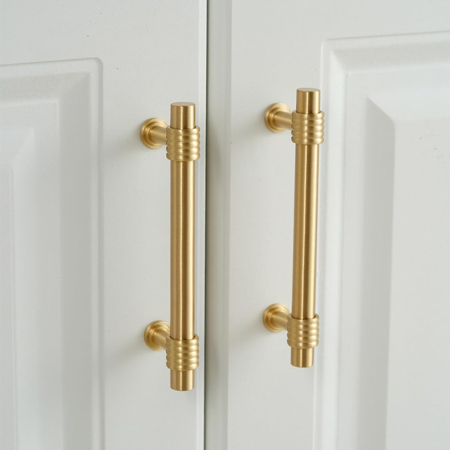 Maner pentru mobila Cruz, finisaj auriu mat, L:192 mm [4]