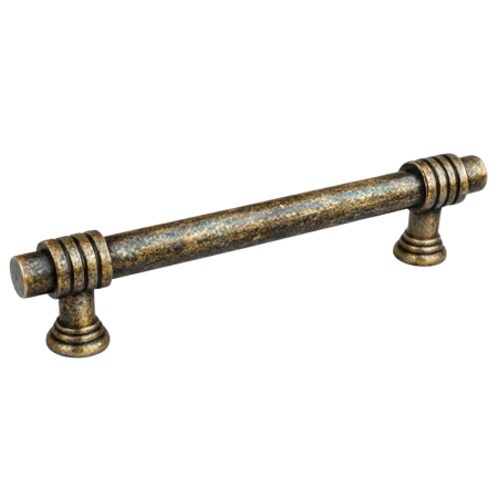 Maner pentru mobila Cruz, finisaj bronz oxidat, L:128 mm [0]