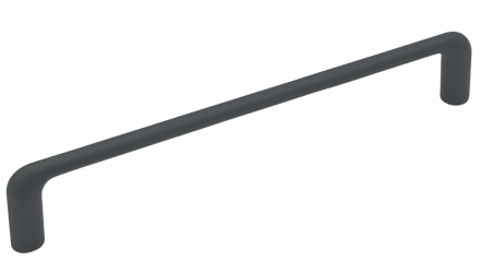 FERONERIE SI ACCESORII MOBILA - Maner pentru mobila Delgot, finisaj negru cobalt, L:234 mm