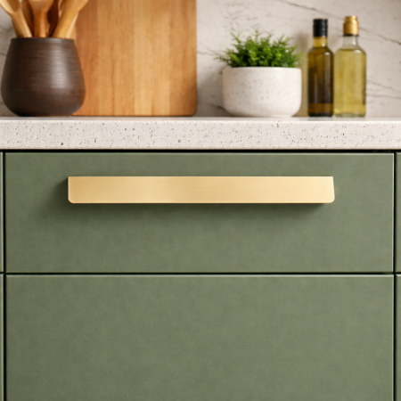 Maner pentru mobila Diego, finisaj auriu, L:300 mm [3]