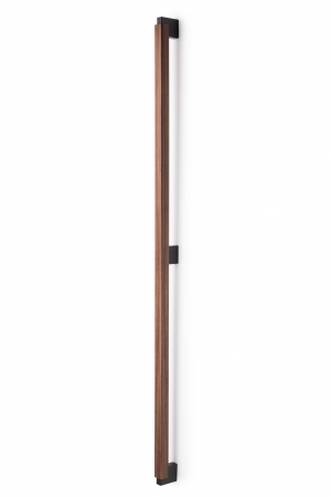 Manere si butoni - Maner lung pentru mobila Duo Big, finisaj gri lava   nuc, L:1016 mm