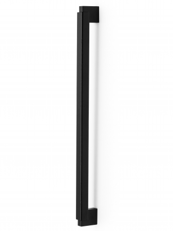 Manere si butoni - Maner pentru mobila Duo Big, finisaj negru mat lacuit, L:536 mm
