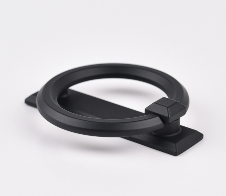 Maner pentru mobila Enzo Line, finisaj negru mat CB, 64 mm [3]