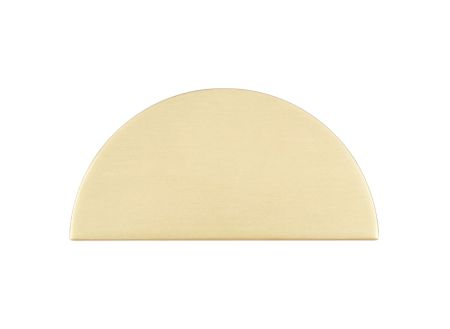 Moderne - Maner pentru mobila Esme, finisaj alama mata CB, 64 mm