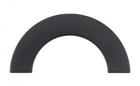 Moderne - Maner pentru mobila Esme, finisaj negru mat CB, 128 mm