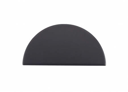 Moderne - Maner pentru mobila Esme, finisaj negru mat CB, 64 mm