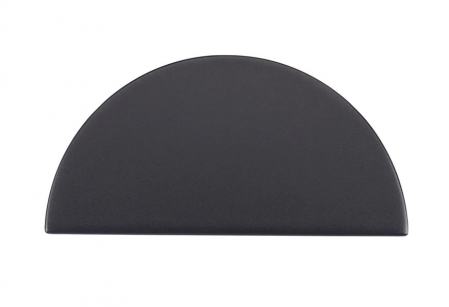 Moderne - Maner pentru mobila Esme, finisaj negru mat CB, 96 mm