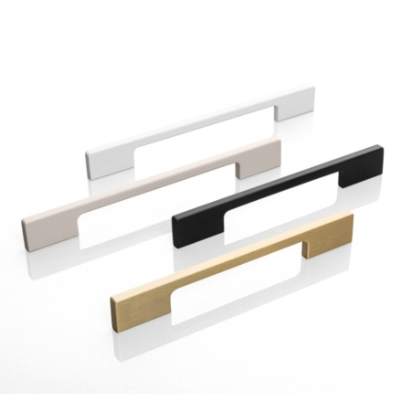 Mâner pentru mobilă Extend GTV, negru mat GT, L: 190 mm [1]