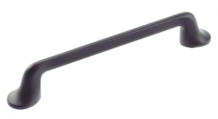 Moderne - Maner pentru mobila Fabricio, finisaj negru mat GT, L:161 mm