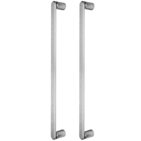 FERONERIE ȘI ACCESORII UȘI - Set manere spatiale double Fase Big, finisaj otel inoxidabil, L:508 mm