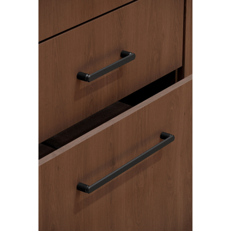 Maner pentru mobila Fase, finisaj negru periat, L:177 mm [2]