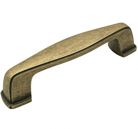 Clasice si vintage - Maner pentru mobila Ferdi, finisaj alama antichizata CB, 96 mm