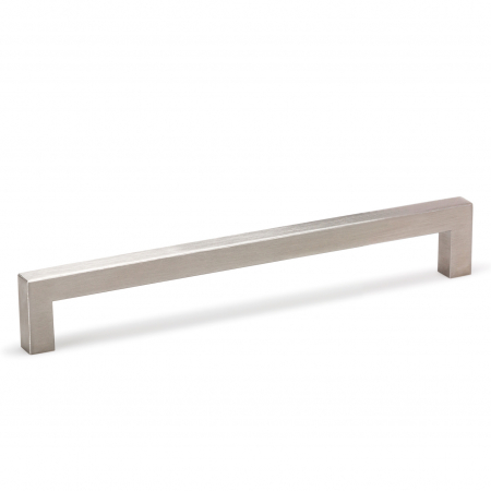 Moderne - Maner pentru mobila Ferri, finisaj otel inoxidabil periat, L:140 mm
