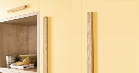 Maner pentru mobila Flapp Wood, finisaj stejar, L:1100 mm [4]