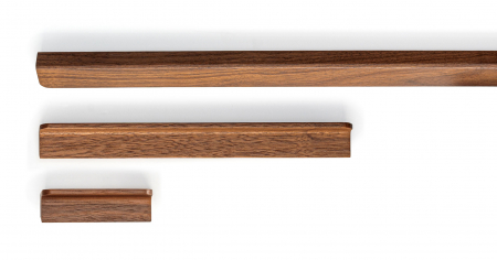 Maner pentru mobila Flapp Wood, finisaj nuc, L:1100 mm [3]
